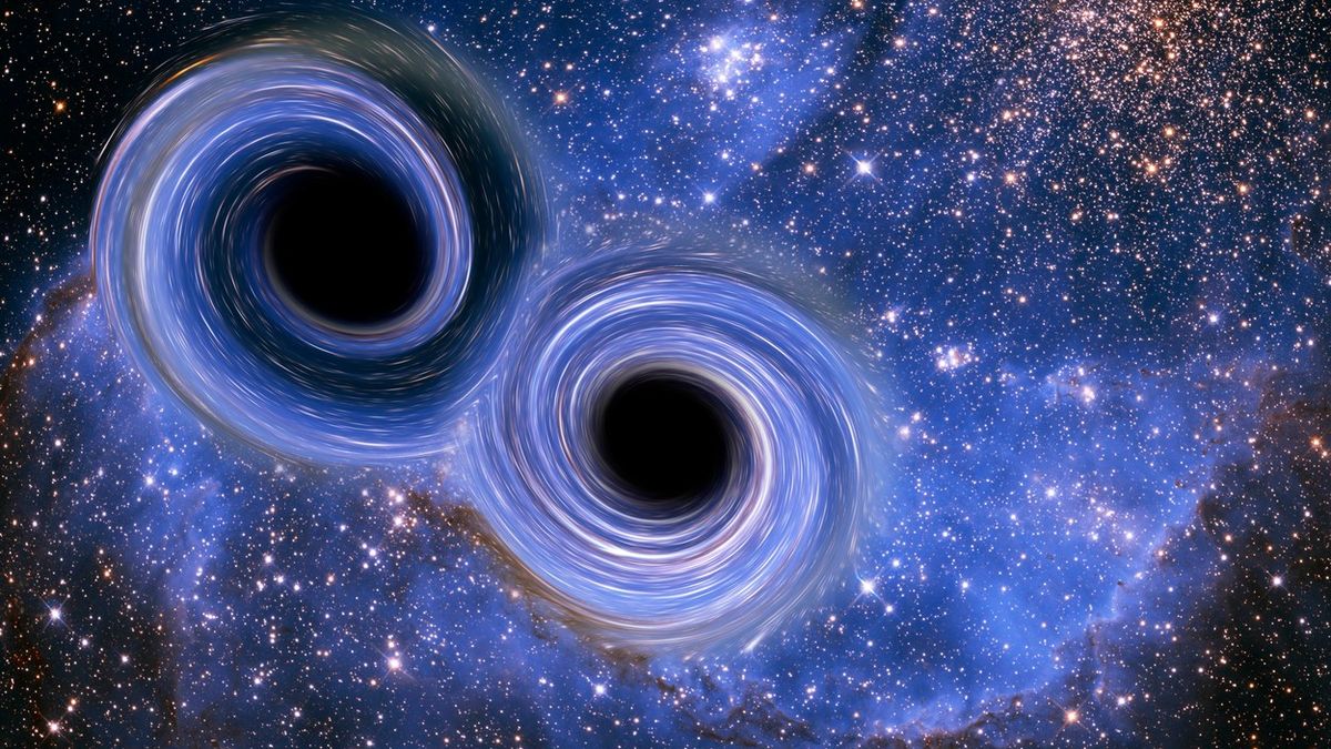 Vesmírná megasrážka. Obří černé díry se možná střetnou už za sto dní